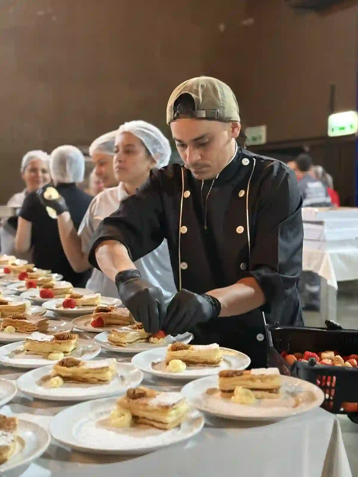 Finalização na cozinha